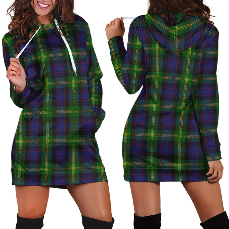 Year-End Sale Watson Tartan Hoodie Dress