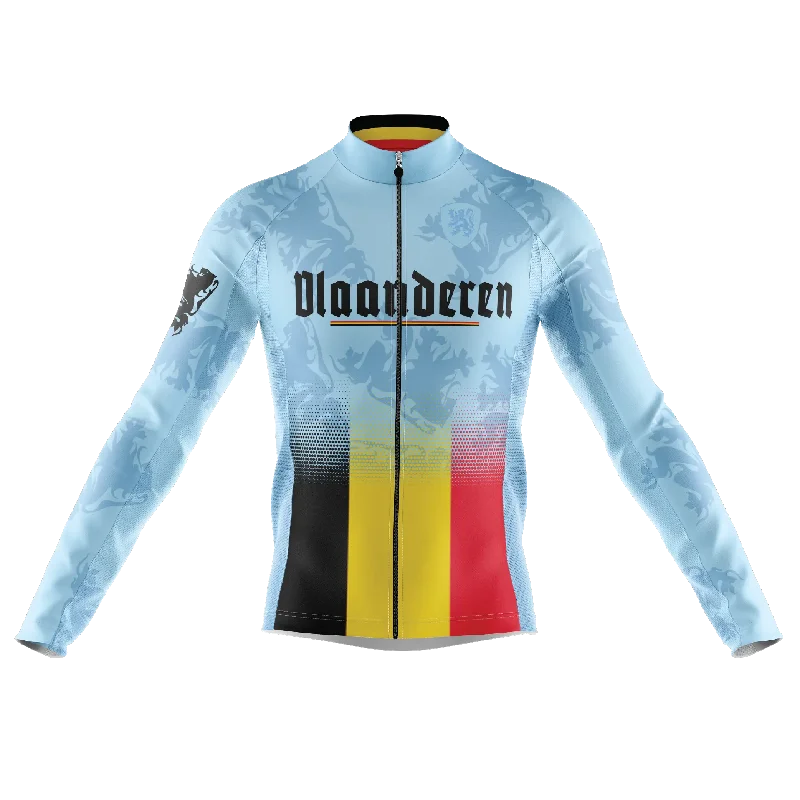 high-quality athletic sweatshirtVlaanderen Flanders S2 Long Sleeve Cycling Jersey