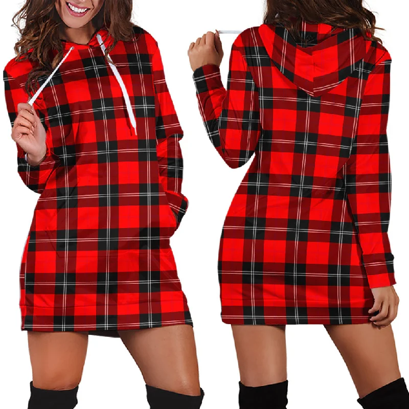 Special Price Ramsay Modern Tartan Hoodie Dress