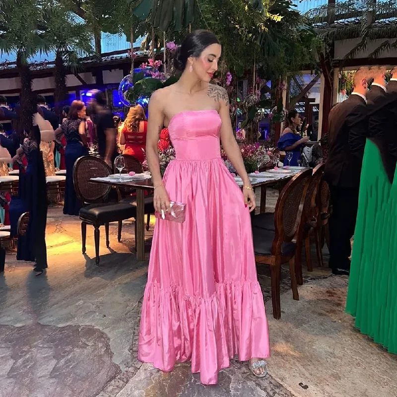 Overstock party dressHot Pink Silk Evening Dress Sexy Strapless A-line Prom Dress 2024 Wedding Banquet Party Dress Dinner Night Gown Overstock party dressHot Pink Silk Evening Dress Sexy Strapless A-line Prom Dress 2024 Wedding Banquet Party Dress Dinner Night Gown