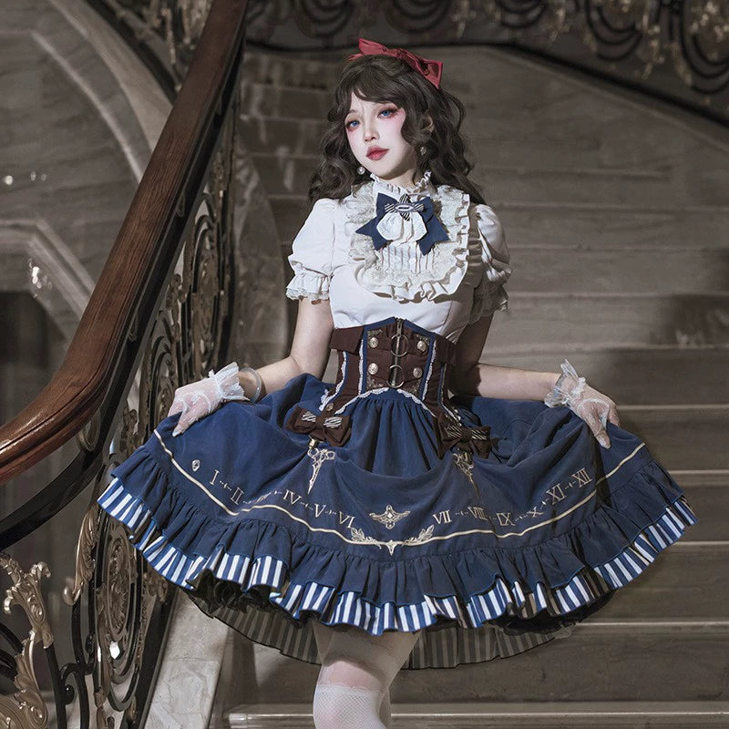 Crazy Deals casual day dressCornfield Lolita~Gilded Pointer~Elegant Classic Lolita Skirt Suit Punk Lolita Style