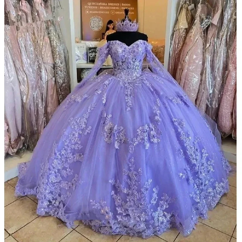 Price Cut casual day dressGlittering Lavender Quinceanera Dresses 3D Flower Birthday Party Prom Princess Ball Gown Vestidos De 15 Anos Corset Price Cut casual day dressGlittering Lavender Quinceanera Dresses 3D Flower Birthday Party Prom Princess Ball Gown Vestidos De 15 Anos Corset