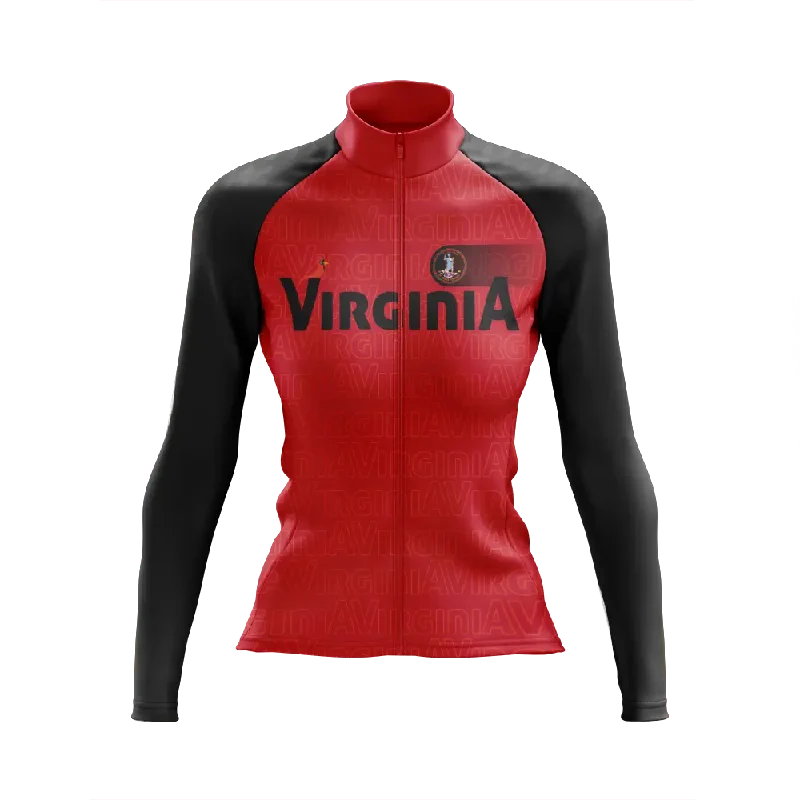 Deep Discounts lightweight fitness hoodieWomen's Virginia Long Sleeve Cycling Jersey Deep Discounts lightweight fitness hoodieWomen's Virginia Long Sleeve Cycling Jersey