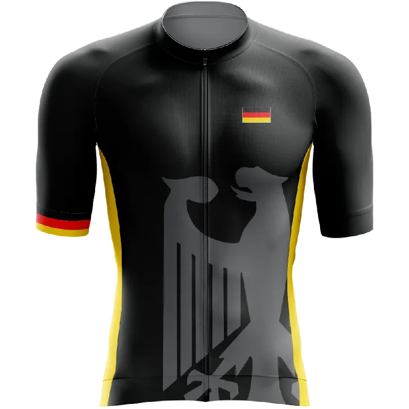Markdowns streetwear gym sweatshirtGermany Elite Short Sleeve Cycling Jersey