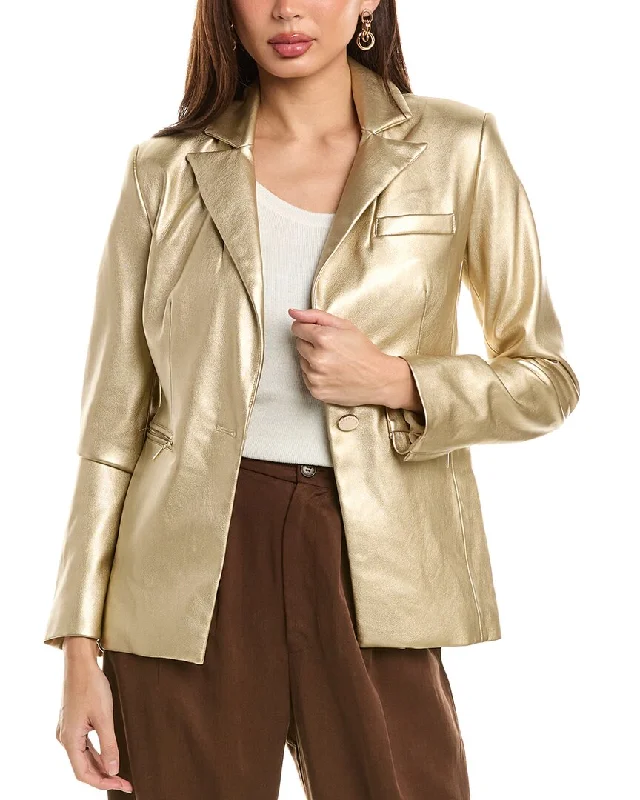 Special Promotion fitted trench coatElie Tahari Metallic Blazer
