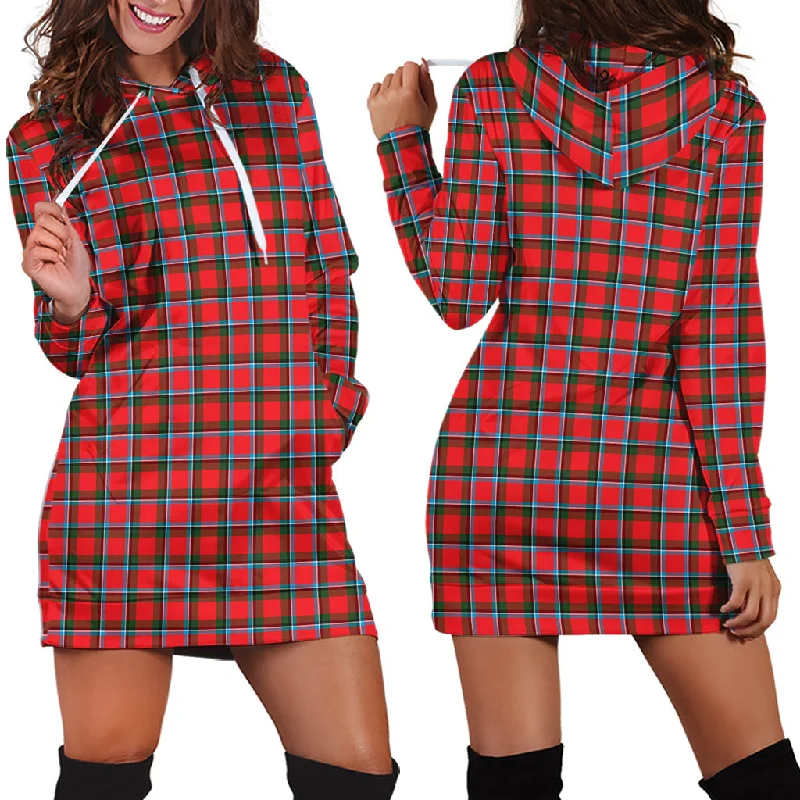 Grand Opening Sale Sinclair Modern Tartan Hoodie Dress