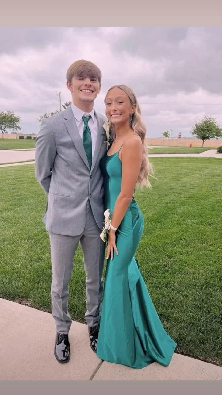 Friends and Family Sale draped dressSexy Mermaid Spaghetti Straps Prom Dress,Mermaid Evening Dress Y6104