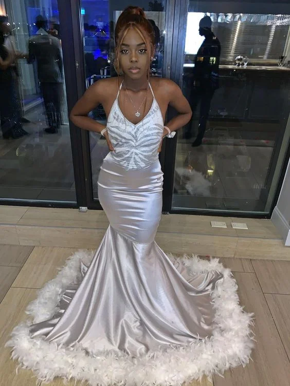 Massive Deals boho dressCharming Mermaid Sleeveless Evening Dress For Black Girls Y6457 Massive Deals boho dressCharming Mermaid Sleeveless Evening Dress For Black Girls Y6457