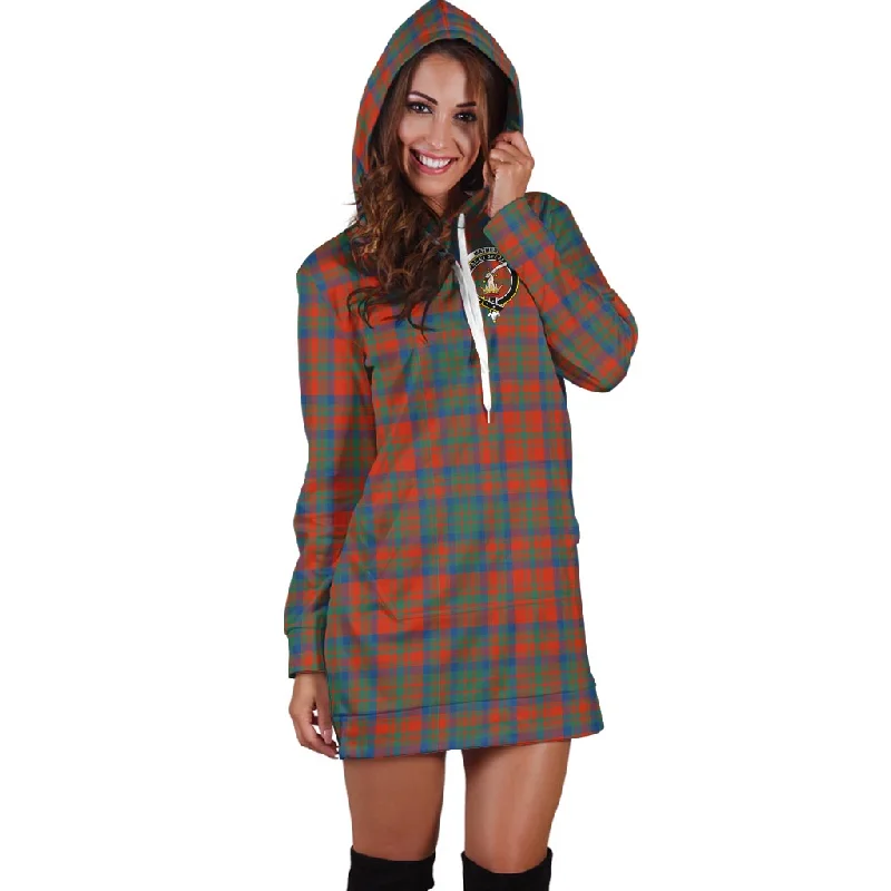 Daily Deals Matheson Ancient Tartan Hoodie Dress with Family Crest