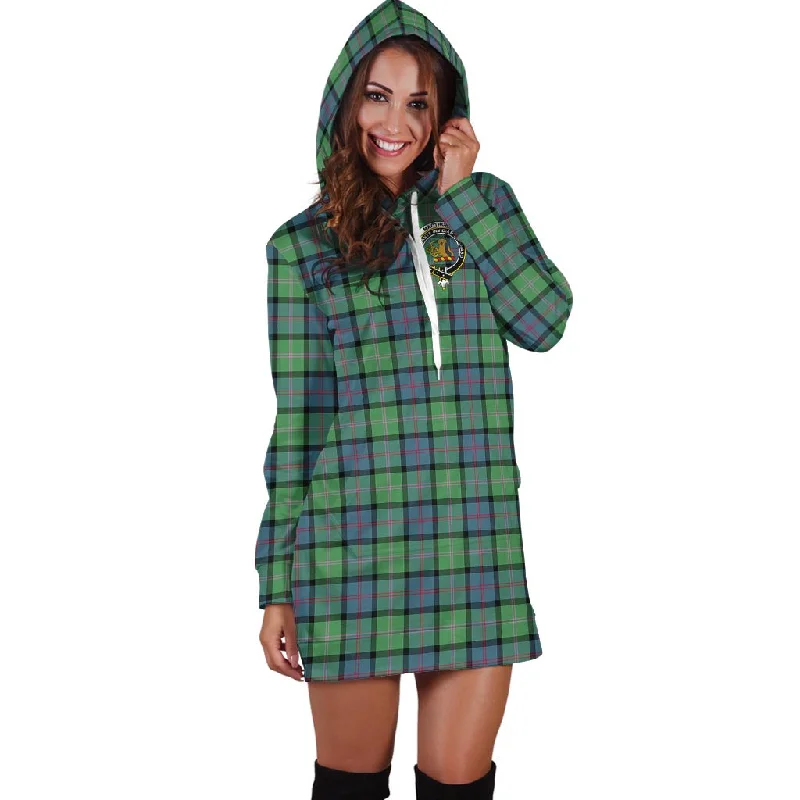 Super Sale MacThomas Ancient Tartan Hoodie Dress with Family Crest