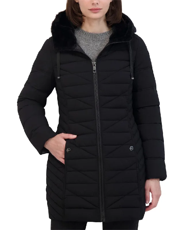 New Markdowns cozy winter coatNautica 3/4 Stretch Jacket