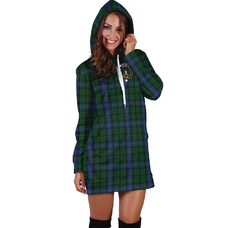 Super Sale MacIntyre (McIntyre) Tartan Hoodie Dress with Family Crest