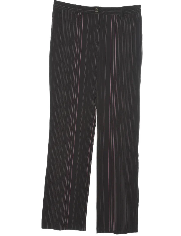 Get It Before It’s Gone oversized trench coatStriped Pink & Brown Y2K Trousers - W32 L33 Get It Before It’s Gone oversized trench coatStriped Pink & Brown Y2K Trousers - W32 L33