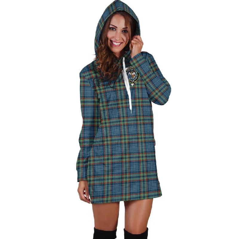 Price Rollback Ralston UK Tartan Hoodie Dress with Family Crest