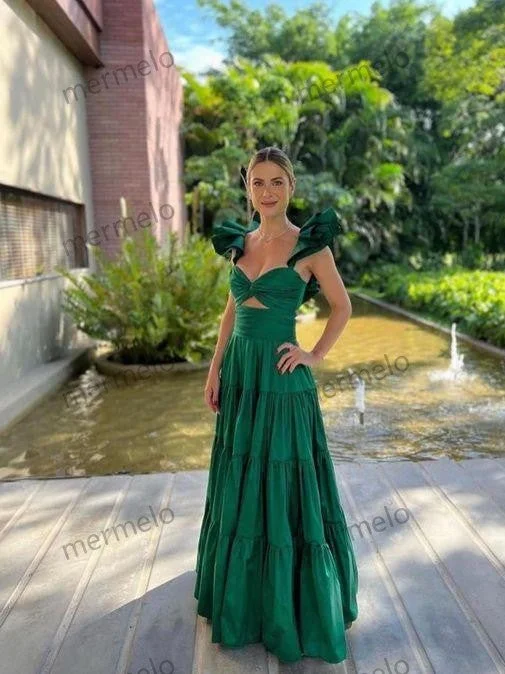 casual dressNew arrive green prom dress Evening Gown Long Prom Dresses