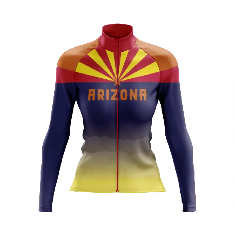 comfortable athletic sweatshirtWomen's Arizona Long Sleeve Cycling Jersey