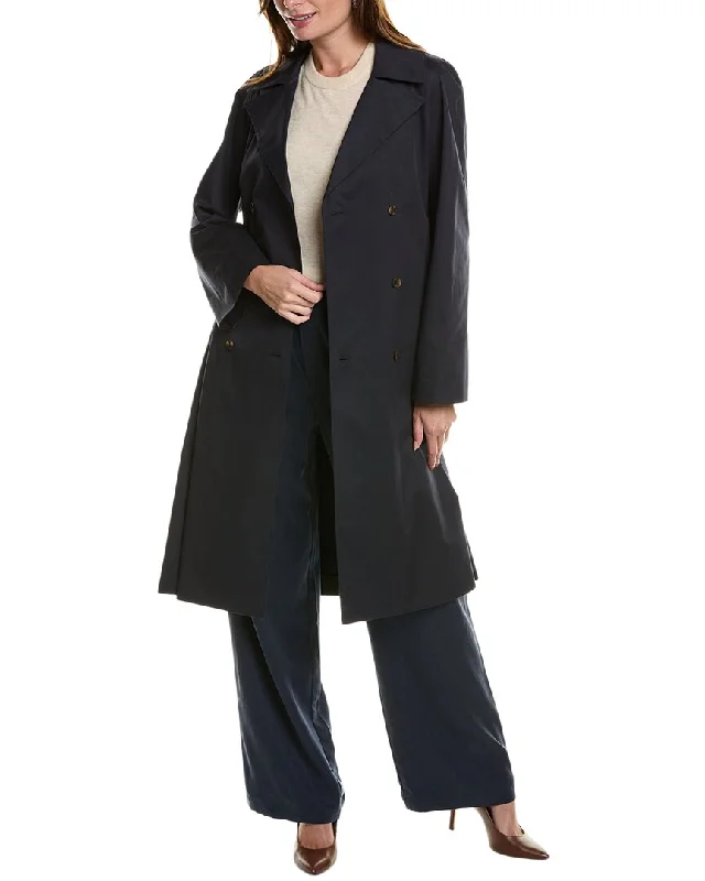 Value Deals relaxed fit coatLafayette 148 New York Julia Trench Coat