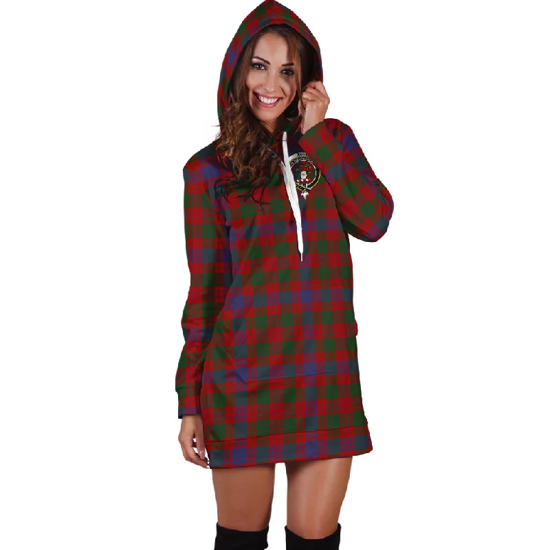Lowest Price Ross Tartan Hoodie Dress with Family Crest