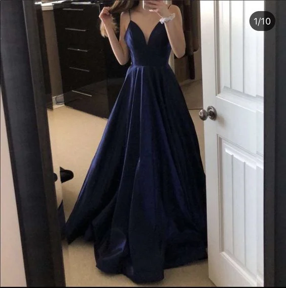 Closeout Sale off-shoulder dressA-line Spaghetti Straps Long Prom Dresses, Navy Blue Long Prom Dresses Y6777 Closeout Sale off-shoulder dressA-line Spaghetti Straps Long Prom Dresses, Navy Blue Long Prom Dresses Y6777