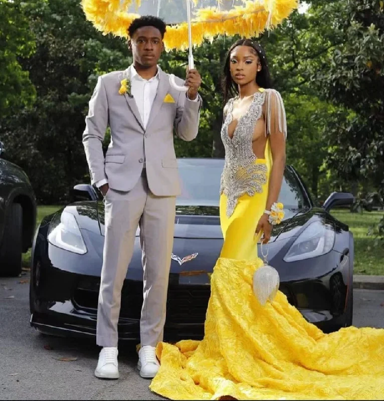 Loyalty Reward chic dressLuxury Yellow Flowers Train Rhinestones Luxury Prom Dress 2024 For Black Girls Junior Mermaid Dress Party Evening robe de bal Loyalty Reward chic dressLuxury Yellow Flowers Train Rhinestones Luxury Prom Dress 2024 For Black Girls Junior Mermaid Dress Party Evening robe de bal