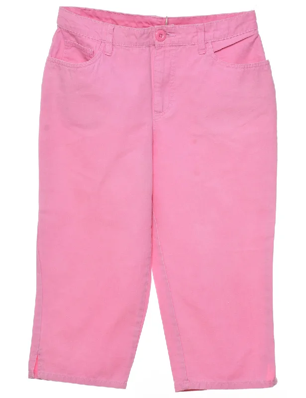 graphic coatBill Blass Cropped Pink Chinos - W29 L19