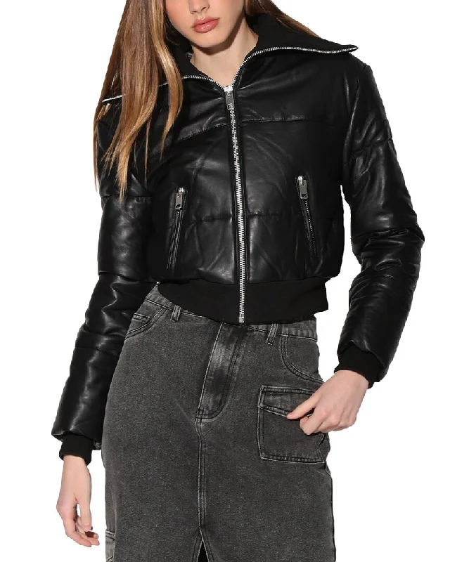 sleek jacketWalter Baker Laylah Leather Jacket