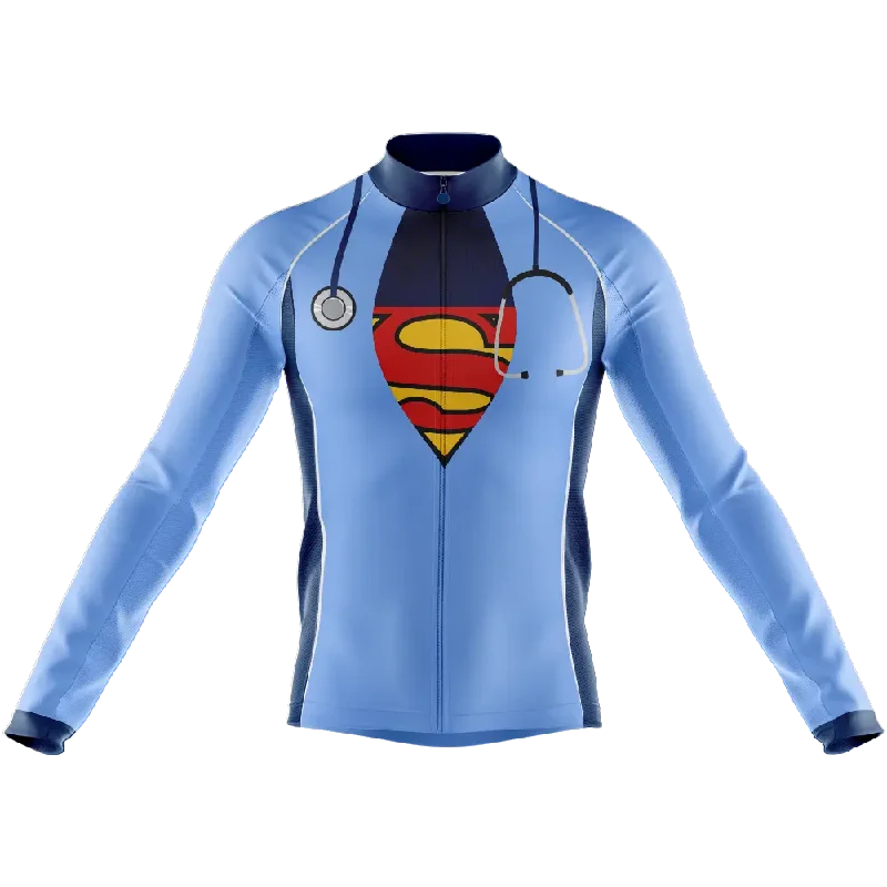 oversized gym sweatshirtSuper Nurse V1 Long Sleeve Cycling Jersey