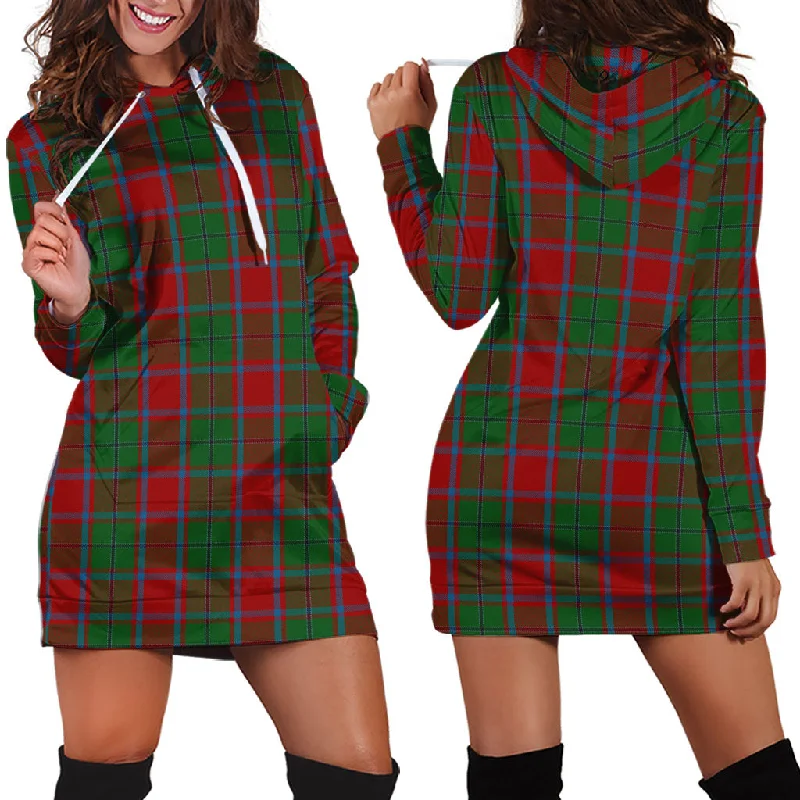 Stock Clearance MacPhail Blue Bands Tartan Hoodie Dress