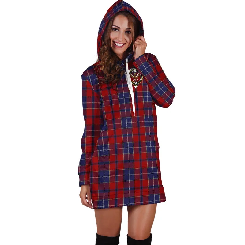 Get It Before It’s Gone Wishart Tartan Hoodie Dress with Family Crest