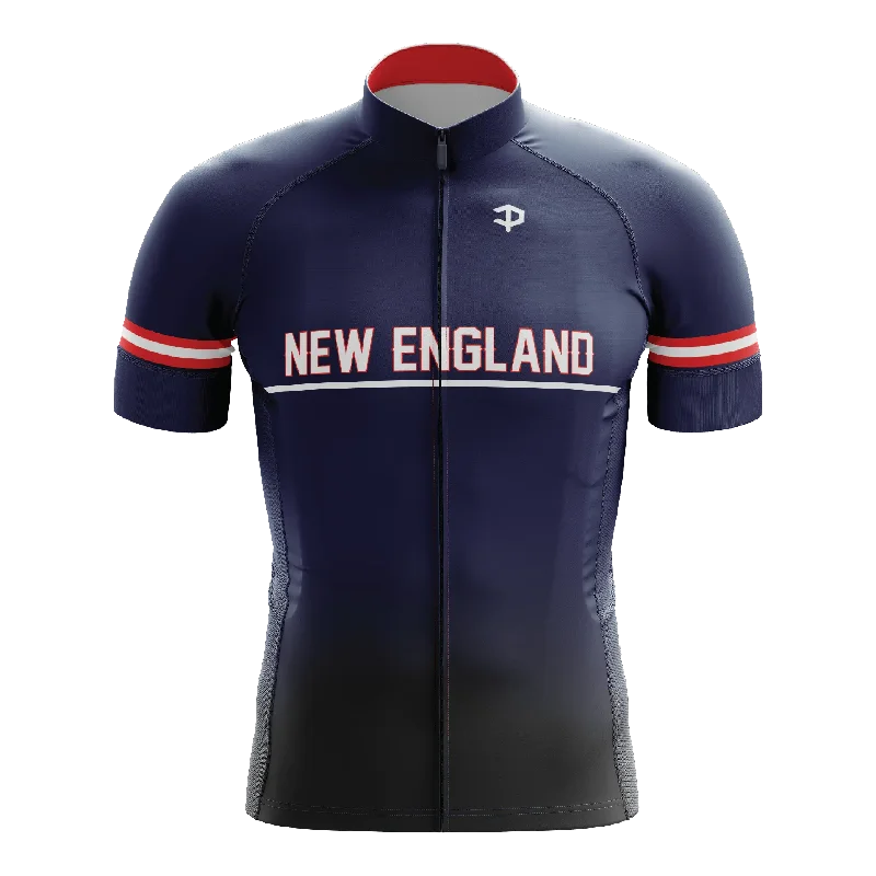 fitted workout hoodieNew England Short Sleeve Cycling Jersey