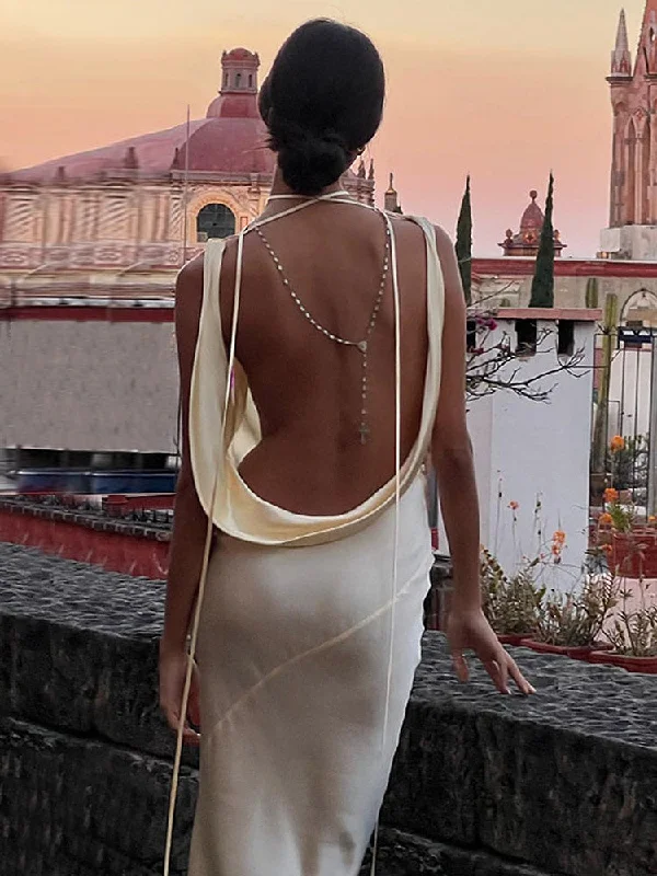 Buy Now classic fit-and-flare dressBerriesJam - 2024 Straps Draped Off Shoulder Sleeveless Maxi Satin Dress Buy Now classic fit-and-flare dressBerriesJam - 2024 Straps Draped Off Shoulder Sleeveless Maxi Satin Dress