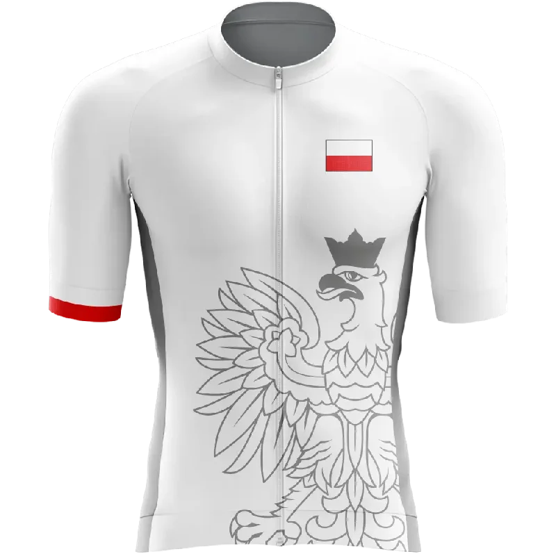 Deal Dash trendy sports sweatshirtPoland Elite Short Sleeve Cycling Jersey