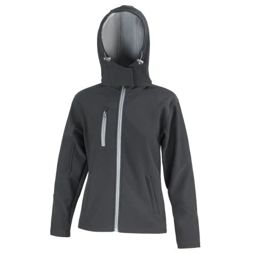 insulated winter jacketResult Core Womens/Ladies Hooded Soft Shell Jacket