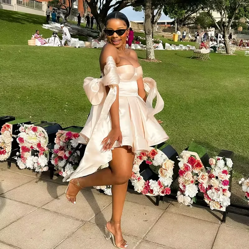 chic shift dressShort Prom Dresses for Black Girls Graduation Birthday Party Homecoming Dress