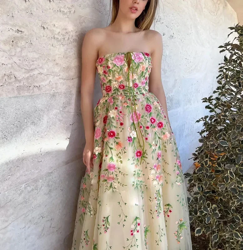 Super Sale casual knit dressFlower Lace Graduation Party Dress Sexy Strapless Tea Long A-Line Celebrity Prom Gown Special Event Vestidos De Gala Super Sale casual knit dressFlower Lace Graduation Party Dress Sexy Strapless Tea Long A-Line Celebrity Prom Gown Special Event Vestidos De Gala