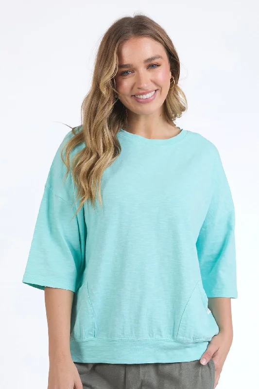 Bargain Bin soft athletic sweatshirtElm Mazie Sweat - Tonic Blue