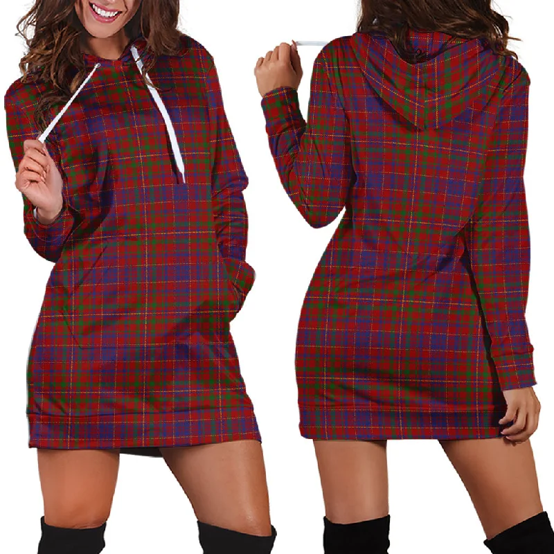 Discount Mania MacLeod Red Tartan Hoodie Dress