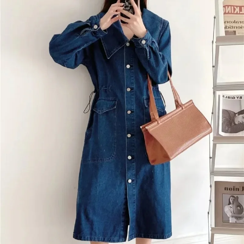 Lowest Price satin dressNew Denim Fashion Dress Women