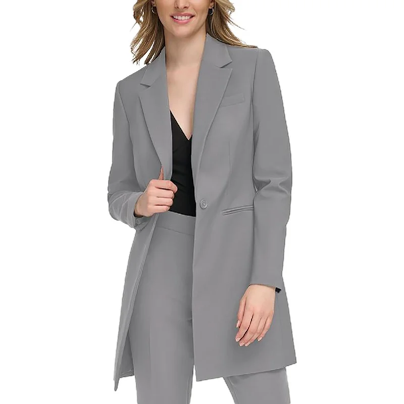 Flash Deals everyday winter coatWomens Solid Business One-Button Blazer