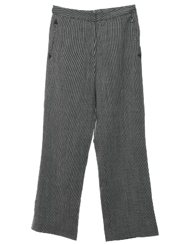 Weekend Deal graphic coatClassic Black & White Patterned Trousers - W28 L31
