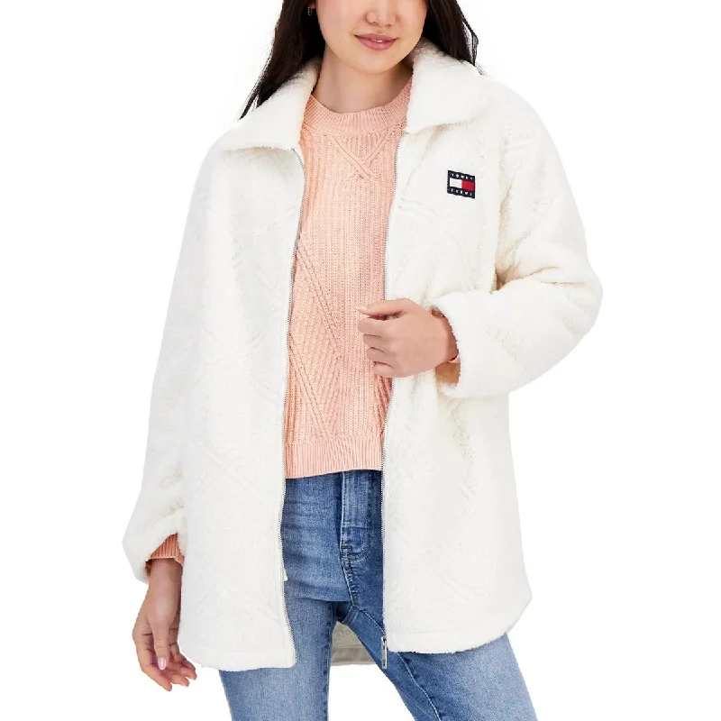 Value Deals stylish peacoatWomens Short Warm Faux Fur Coat