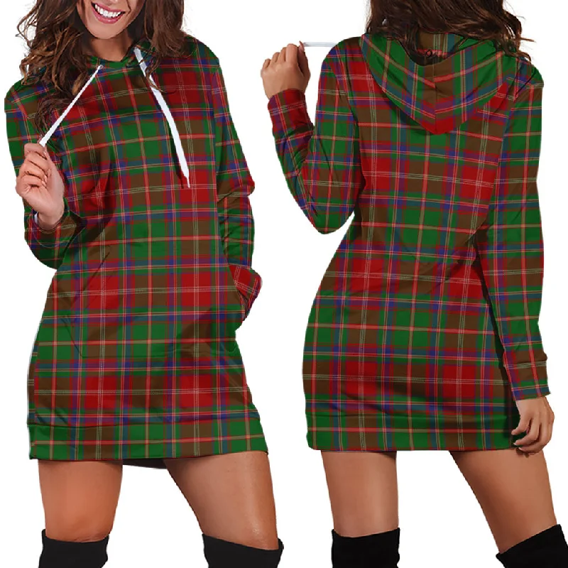 Deal Zone Somerville Tartan Hoodie Dress