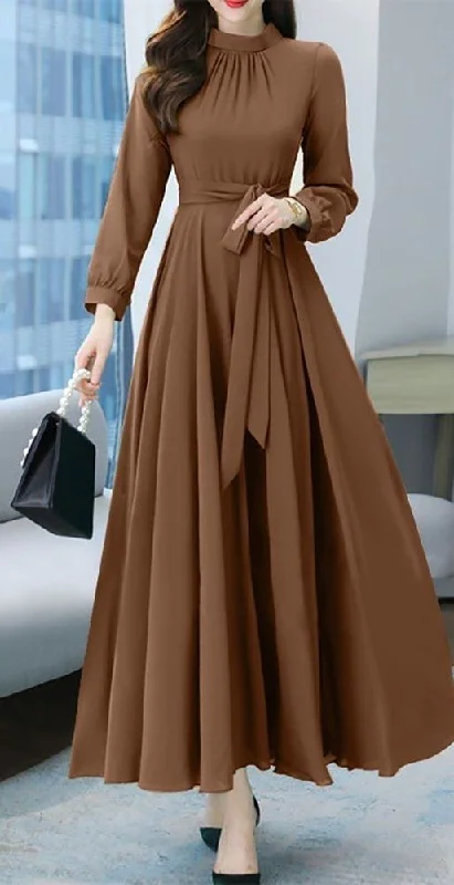 Quick Sale long sleeve dressChic A-Line Pure Color Long Sleeves Evening Dresses Y5787 Quick Sale long sleeve dressChic A-Line Pure Color Long Sleeves Evening Dresses Y5787