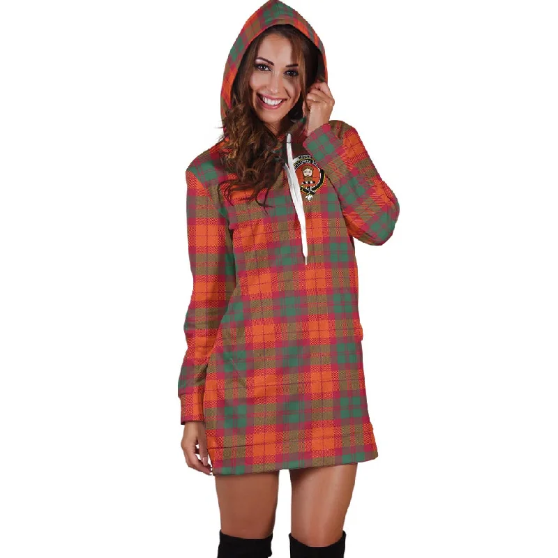 Closeout MacNab Ancient Tartan Hoodie Dress with Family Crest