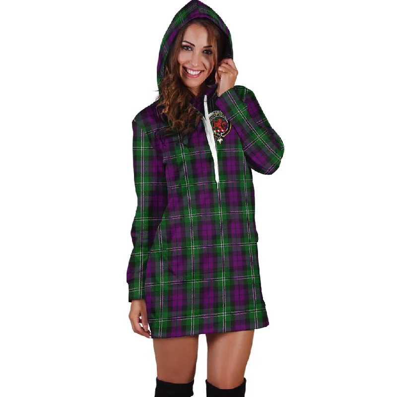 Exclusive Access Wilson Tartan Hoodie Dress with Family Crest