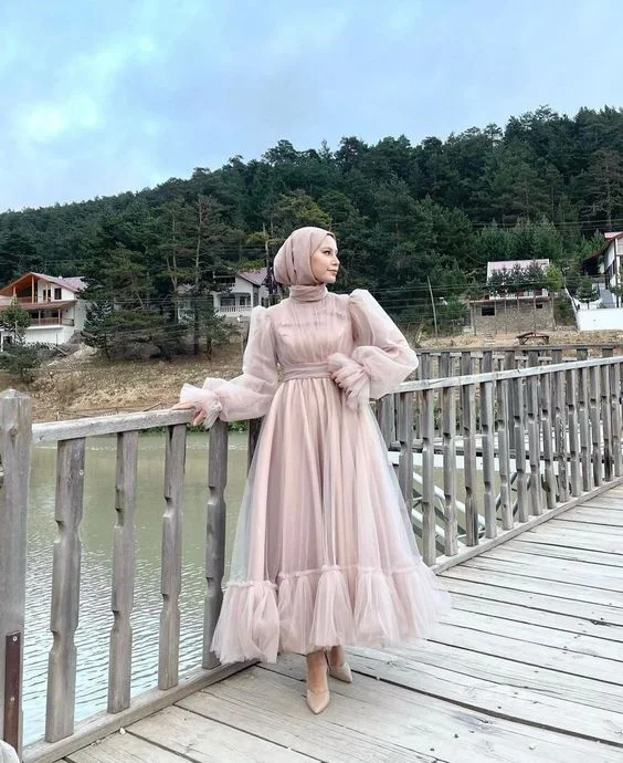 Limited Time Discount trendy dressModest A-line Tulle Prom Dress,Muslim Dress Y6949 Limited Time Discount trendy dressModest A-line Tulle Prom Dress,Muslim Dress Y6949