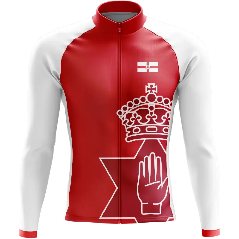 Early Access sleek gym hoodieNorthern Ireland V2 Elite Long Sleeve Cycling Jersey