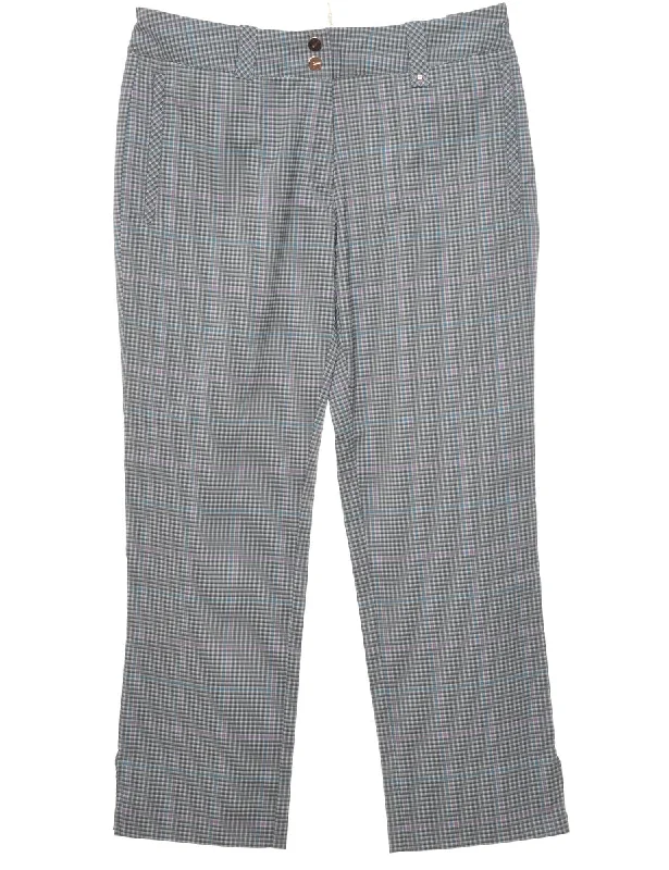 Today’s Deal casual utility jacketNike Checked Blue & Grey Cropped Golf Trousers - W32 L28