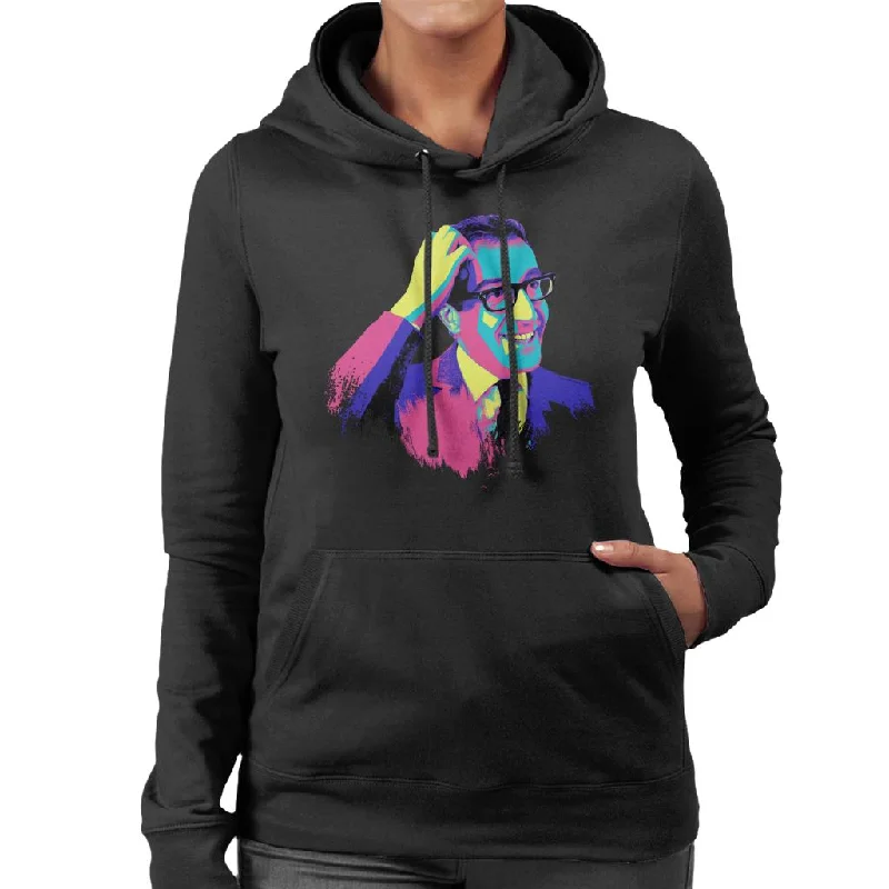 Warehouse Sale oversized hooded sweatshirtTV Times Peter Sellers 1964 Pop Art Stylised Women's Hooded Sweatshirt