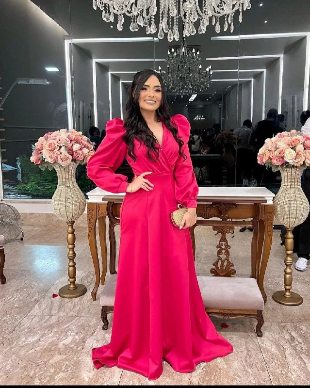Discount Deals wrap-around dressRetro Style A-line Long Sleeves Prom Dress,A-line Evening Dress Y5697 Discount Deals wrap-around dressRetro Style A-line Long Sleeves Prom Dress,A-line Evening Dress Y5697